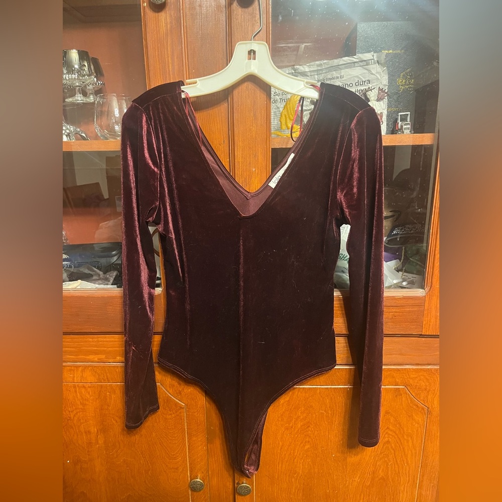 Lola Grace NWT! Velvet bodysuit Size: L